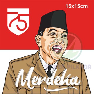 Indonesia pegatinas independencia 15X15CM