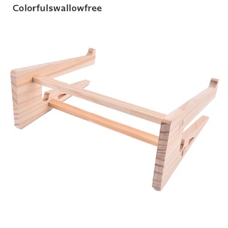 Colorfulswallowfree Wood Laptop Stand Cooling Pad for PC Notebook Computer Riser Wooden Holder Mouga BELLE (4)