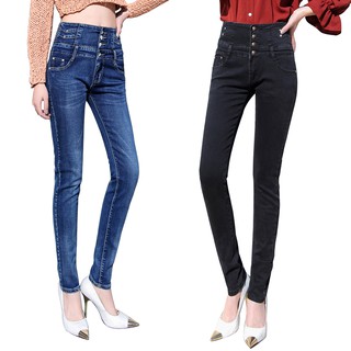 jeans para las mujeres skinny stretch jeans mujer primavera denim lápiz pantalones