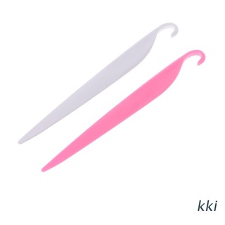 kki. cuchillo de rayas de plástico para tartas, raspador de tartas, fácil de operar, cortador de mantequilla