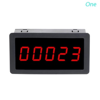 One DC 12-24V Red 5 Digit 0.56" LED Panel Counter Meter Up Plus Totalizer 0-99999