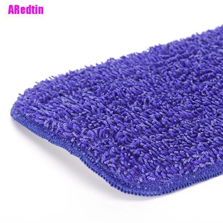 [ARedtin] Almohadillas de repuesto de microfibra lavables para fregona, para mopas planas, herramientas de limpieza (2)