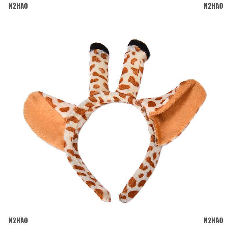 N2Hao jirafa Animal Set Zoo granja selva Safari diadema orejas vestido de lujo