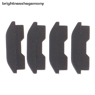 [brightnesshegemony] 2 pares de almohadillas de goma a prueba de polvo para consola PS4, serie 1200