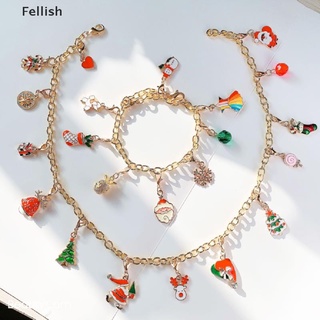[Fel] Collar/pulsera de pulsera con temática de navidad/Diy/Diy/calendario de adviento/navidad MY436
