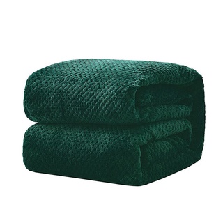 4 Size Popcorn Waffle Blanket Fleece Travel Throw Sofa Bed Warm Cosy Season Blanket (8)