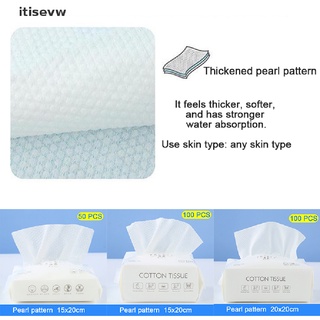 itisevw 100Pcs Disposable Face Towel Cotton Makeup Cleaning Facial Napkin Wipes Washing CL