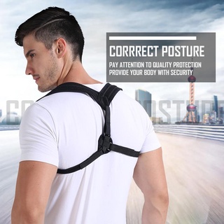 mejor corrector de postura ajustable unisex/corsé de espalda/soporte para hombros