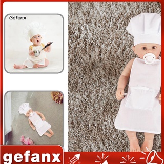 [Ge] delantal de Chef de bebé de textura suave delantal minimalista para recién nacido