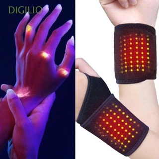 DIGILIO Men Women Wristband Self-heating Pain Relief Health Care Keep Warm Support Brace Guard Magnet Wrist Wrist Protector 1pair Tourmaline Sports Wristband/Multicolor