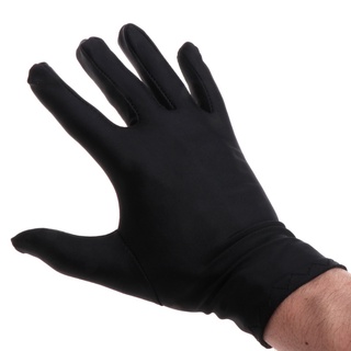ott. guantes de joyería negro inspección con suave mezcla de algodón lisle para la protección del trabajo (5)