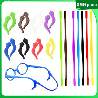 juego de retenedores de gafas antideslizantes de silicona para nariz, almohadillas para orejas, accesorios deportivos (1)