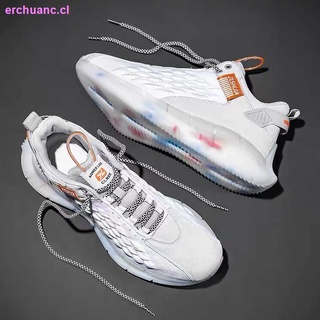 Men s shoes spring 2021 new shoes men s Korean version of the trend of flying woven breathable sports running shoes wild old fashion shoes