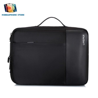 Mochila de negocios para hombre Casual bolso de hombro inteligente de carga maletín de ordenador (4)