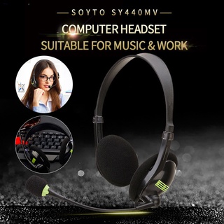 USB Headphones with Microphone Noise Reduction Online Teaching Class Gaming Headset