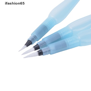 ifashion65 3pcs pincel de agua pluma artesanía herramienta para acuarela pintura caligrafía tinta cl (6)