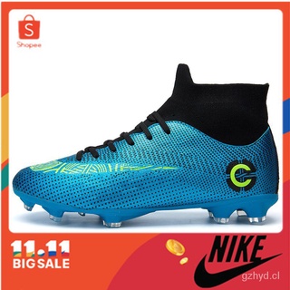 ❤NIKE zapatos de fútbol de alta calidad interior zapatos de fútbol sala zapatos Kasut Bola Sepak al aire libre de los hombres zapatos de fútbol tamaño: 36-45 GBdS
