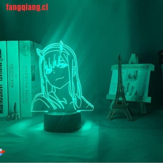 [fangqiang] lámpara de noche Anime 3d Zero de dos figuras para niños adultos y niñas B (7)