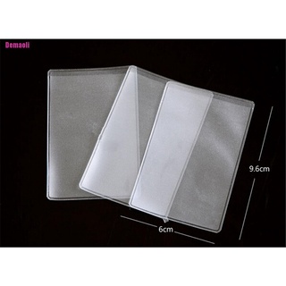 [Demaoli] 10pcs Soft Plastic Clear Credit Card Sleeves Protectors Dustproof Waterproof New