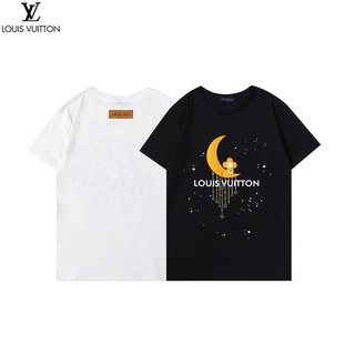 LV Louis Vuitton camisetas listo stock pareja top impreso camiseta