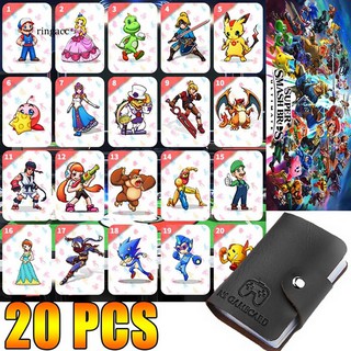 [RAC]20 tarjetas de juego de etiquetas NFC Zelda Super Smash Bros para Amiibo Nintendo Switch NS