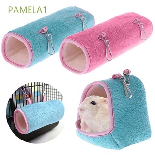 PAMELA1 Winter Hamster Hanging House Pet Pet Bed Hammock Cage Tunnel Plush Hamster Toys Cage Hammock Nest Warm Sleeping Nest
