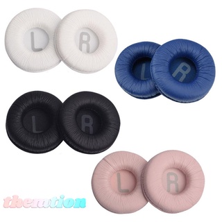 THEMTION 4 Pairs Protein Leather Ear Pads Soft Cushion Cover Replacement New Accessories Headset Headphone Foam