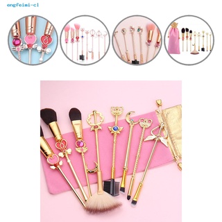 engfeimi Compact Makeup Brush Anime Wand Makeup Brush Set Wands Style for Female