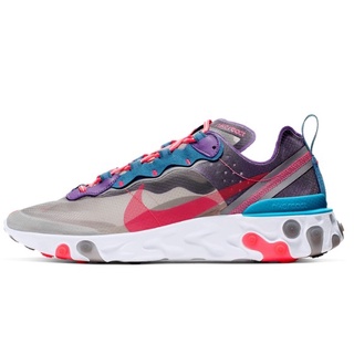 5 color Ready stock Nike React Element 87 running shoes Shock absorbing shoes Sport shoes