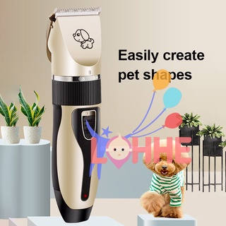 cortador de pelo eléctrico para mascotas de bajo ruido inalámbrico afeitadora para perros gatos mascotas (6)