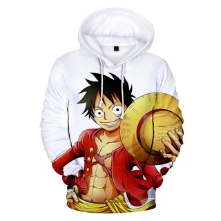 Sudadera con capucha Anime One Piece para hombre (1)