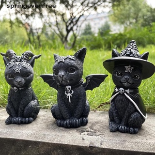 spef magic gato resina artesanía animal decoración pug perro monstruo regalo de halloween jardín gratis