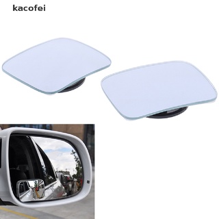 [kacofei] 2 piezas 360 gran angular convexa vista lateral trasera espejo de punto ciego universal coche auto