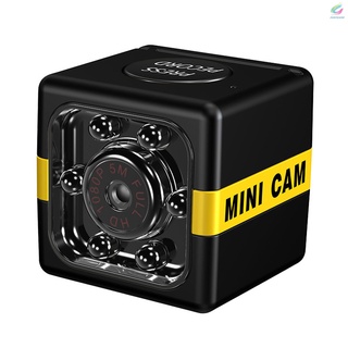 Fy Mini cámara de seguridad pequeña 1080P Cam con visión nocturna y detección de movimiento para Redording de Video, niñera interior
