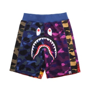 Hombres/Mujeres Moda BAPE Pantalones Cortos De Tiburón Transpirable Deportes Camuflaje Estrellas Casual 3.2