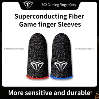 1Pair Gaming Finger Sleeve Breathable Fingertips For PUBG Mobile Games Touch Screen Finger Cots Cover Sensitive Mobile Touch Banana