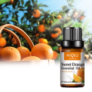 stock 10ml aceite esencial de naranja dulce para pies, baño, alivio de ansiedad, extracto de plantas, aromaterapia, aceite esencial de frutas