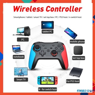 Controlador Inalámbrico 2.4G Para PS3/PC/Caja De TV/Teléfono Inteligente Bluetooth Dual Vibración Joystick Gamepad shadow1