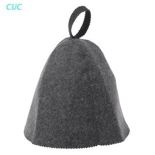 cuc lana fieltro sauna sombrero anti calor ruso banya gorra para baño casa protección cabeza