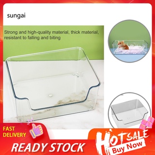 sun_ creative hamster bañeras hámster jaula limpieza inodoro resistente a mordeduras suministros para mascotas