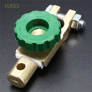 LUEES Professional Car Battery Power-off Switch Protector Rotary Disconnect Isolator Battery Terminal Link Switch Zinc Alloy Universal Motorcycle Quick Cut-off Copper Car Truck Parts