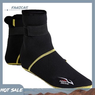 Fanicas 3mm buceo calcetines de buceo playa deportes acuáticos botines al aire libre antideslizantes calcetines