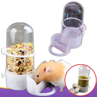 Mascota hámster conejo automático de alimentos tazón de agua botella perro dispensador de botellas alimentador ☆Shbarbie (1)