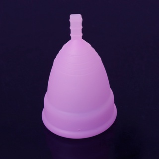 Poop suave reutilizable silicona salud Menstrual período taza para mujer talla L/S nuevo (3)
