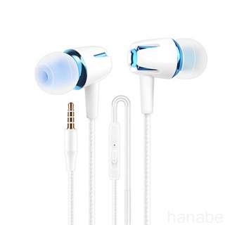 Auriculares E18 In-ear mm llamada auriculares con cable portátil deportes auriculares con micrófono hanabe