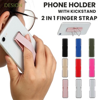 desion correa elástica de dedo universal agarre de dedo soporte de teléfono teléfonos inteligentes con soporte iphone ipad tablet práctico agarre del teléfono celular/multicolor