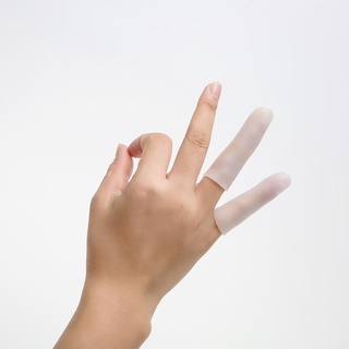 4 piezas de silicona suave gel toe protector de dedo de la manga agrietada separador de piel (1)