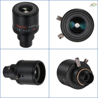 Megapixel Varifocal 6-22 mm CCTV lente de cámara Manual enfoque Zoom 1/" lente CCTV MTV IR lente para cámaras de seguridad HD IP cámaras F M12 montaje (sin filtro IR) (8)