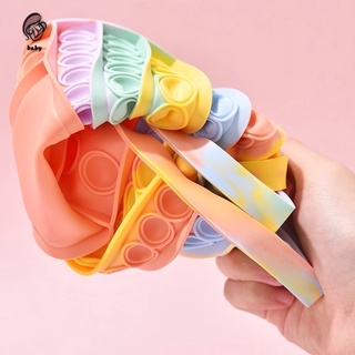 Tiktok Push Pop It Big 20cm/30cm burbuja sensorial Fidget juguetes para niños niños niño rompecabezas juego
