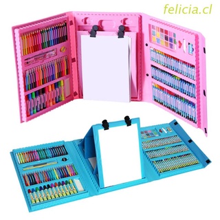 felicia 176 Pcs Watercolor Drawing Art Marker Brush Pen Set Children Painting Art Crayon